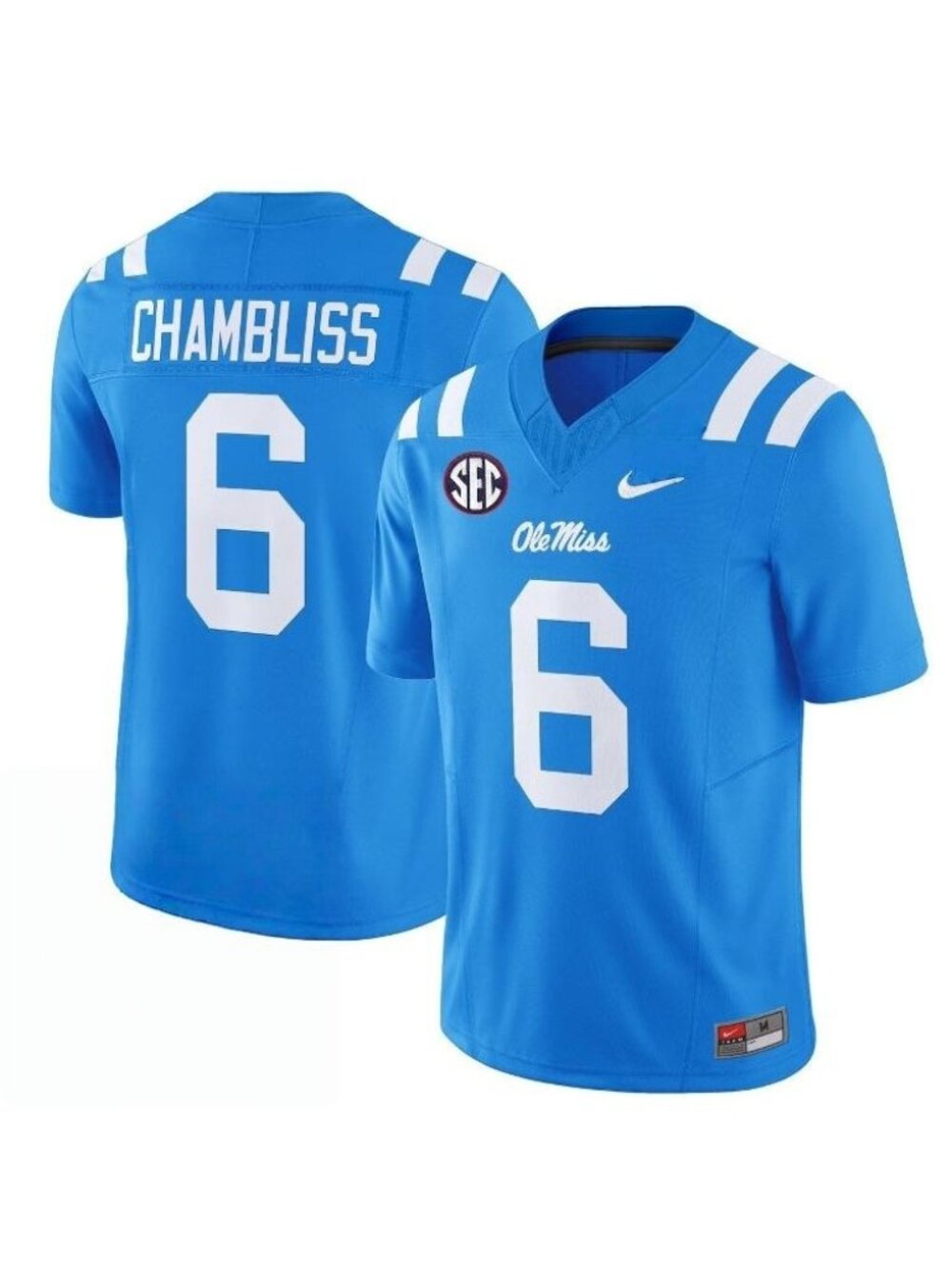 Choose for Youths Trinidad Chambliss Vapor Jersey Stitched Blue